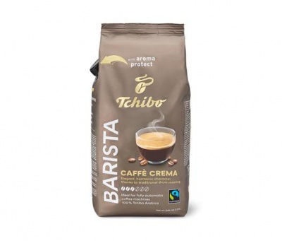 Kávé, pörkölt, szemes, 1000 g, TCHIBO "Barista Caffé Crema"