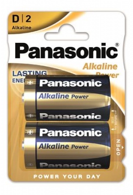 Elem, D góliát, 2 db, PANASONIC "Alkaline power"