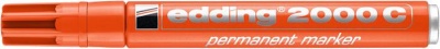 Alkoholos marker, 1,5-3 mm, kúpos, EDDING "2000", narancssárga